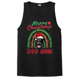 Labrador Retriever Christmas Santa Dog Mom Boho Rainbow Xmas Gift PosiCharge Competitor Tank