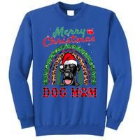 Labrador Retriever Christmas Santa Dog Mom Boho Rainbow Xmas Gift Sweatshirt