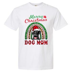 Labrador Retriever Christmas Santa Dog Mom Boho Rainbow Xmas Gift Garment-Dyed Heavyweight T-Shirt