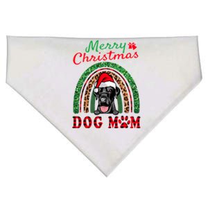 Labrador Retriever Christmas Santa Dog Mom Boho Rainbow Xmas Gift USA-Made Doggie Bandana