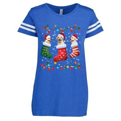 Labrador Retriever Christmas Socks Funny Xmas Dog Lover Cool Gift Enza Ladies Jersey Football T-Shirt