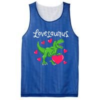 Lovesaurus Rex Cute Valentine's Day Dinosaur Tfunny Giftrex Costume Gift Mesh Reversible Basketball Jersey Tank