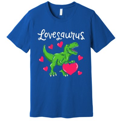 Lovesaurus Rex Cute Valentine's Day Dinosaur Tfunny Giftrex Costume Gift Premium T-Shirt