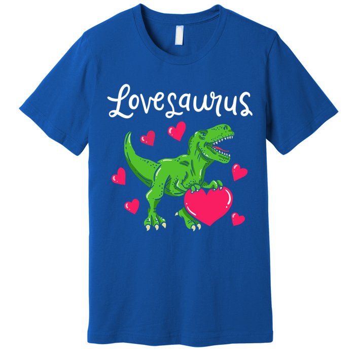 Lovesaurus Rex Cute Valentine's Day Dinosaur Tfunny Giftrex Costume Gift Premium T-Shirt