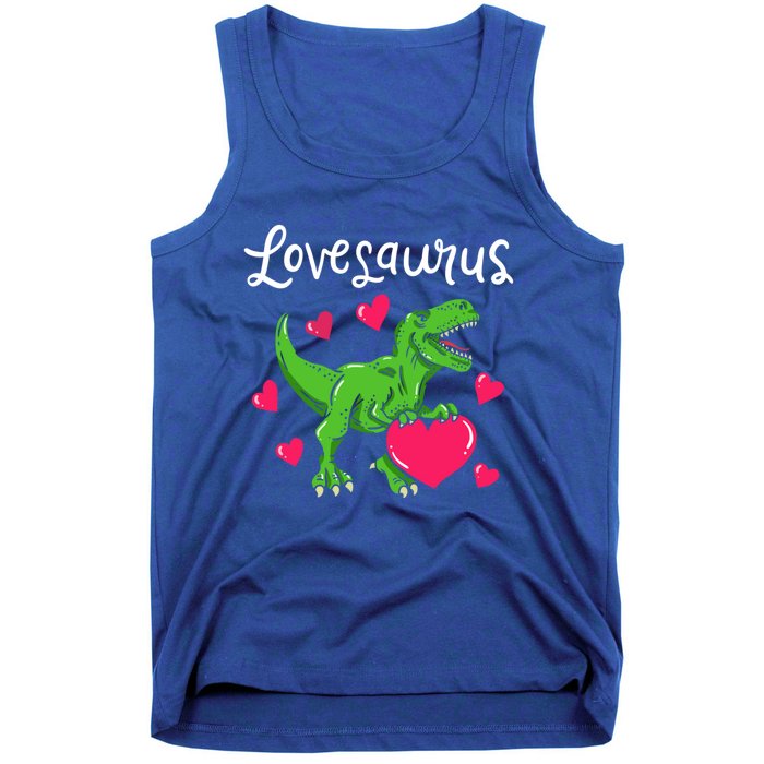 Lovesaurus Rex Cute Valentine's Day Dinosaur Tfunny Giftrex Costume Gift Tank Top