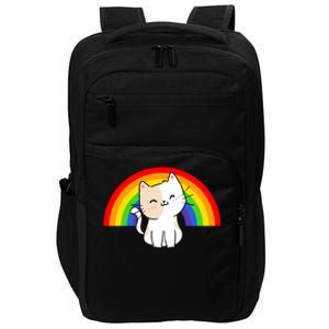 Lgbt Rainbow Cat Lgbt Pride Meaningful Gift Impact Tech Backpack