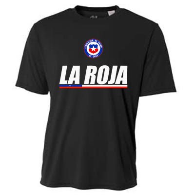 La Roja Chilean Futbol Camiseta Republic Of Chile Soccer Fan Cooling Performance Crew T-Shirt