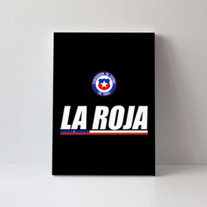 La Roja Chilean Futbol Camiseta Republic Of Chile Soccer Fan Canvas