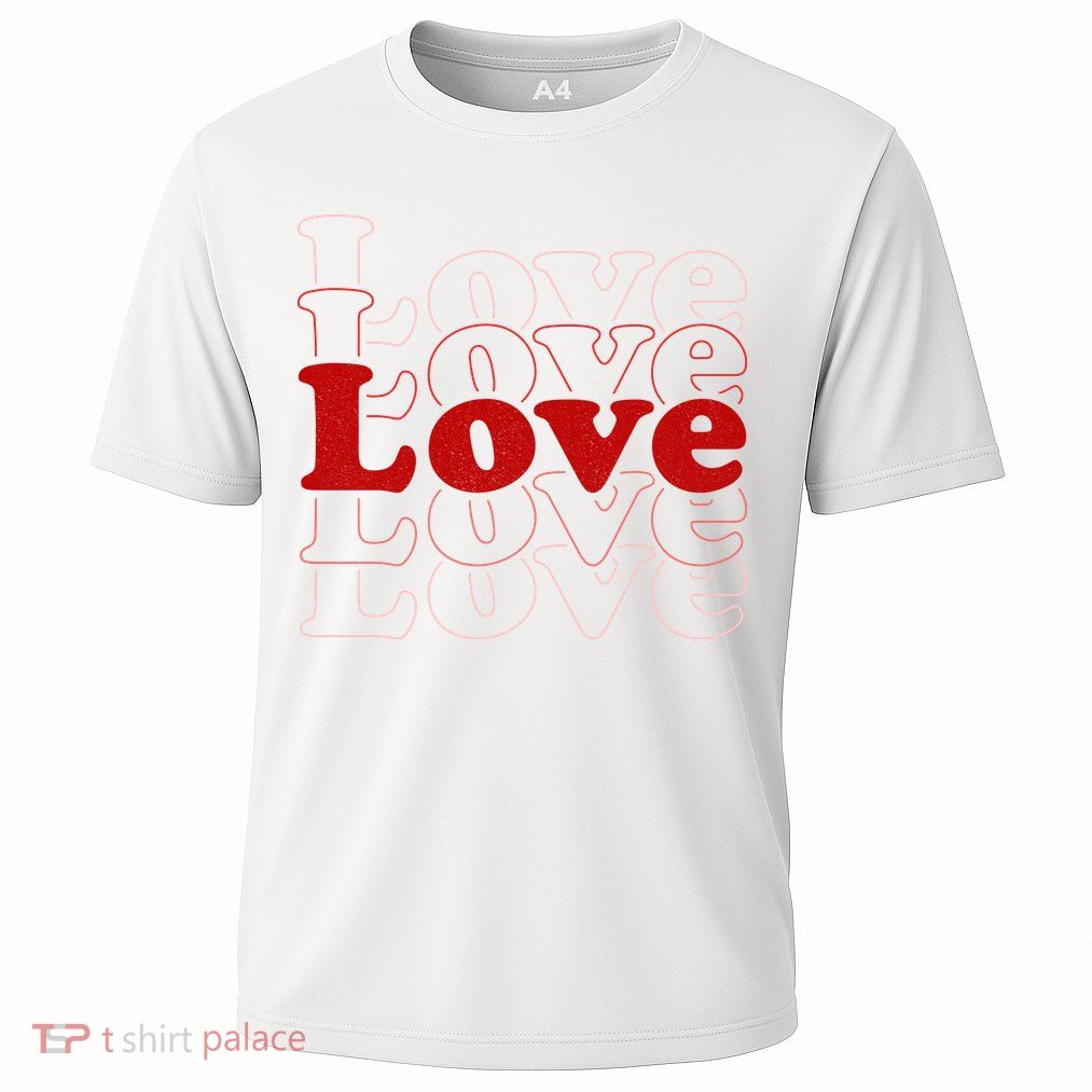 Love Retro Cute Gift Performance Shirt
