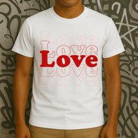 Love Retro Cute Gift T-Shirt