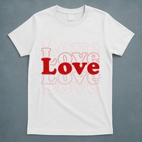 Love Retro Cute Gift T-Shirt