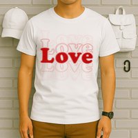 Love Retro Cute Gift T-Shirt