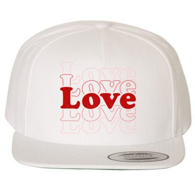Love Retro Cute Gift Wool Snapback Cap