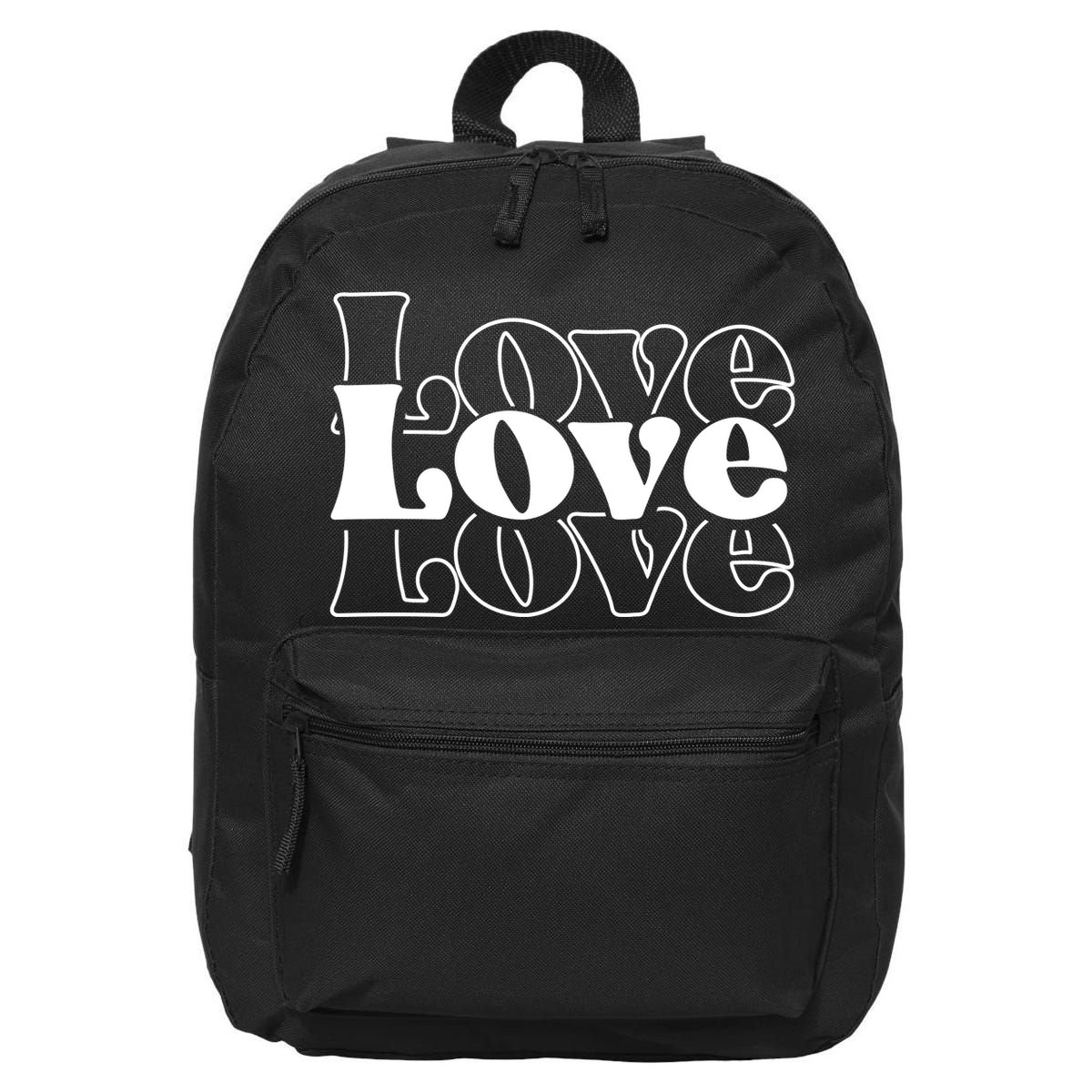 Love Retro Cute Gift 16 in Basic Backpack