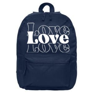 Love Retro Cute Gift 16 in Basic Backpack