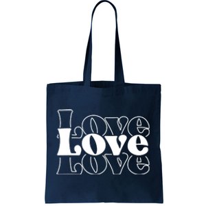 Love Retro Cute Gift Tote Bag