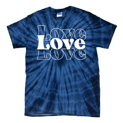 Love Retro Cute Gift Tie-Dye T-Shirt