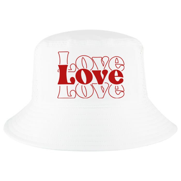 Love Retro Cute Gift Cool Comfort Performance Bucket Hat