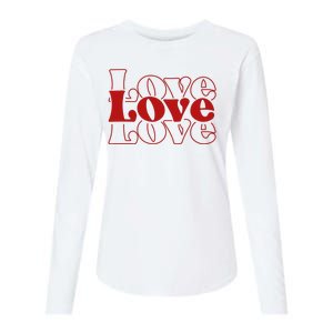 Love Retro Cute Gift Womens Cotton Relaxed Long Sleeve T-Shirt