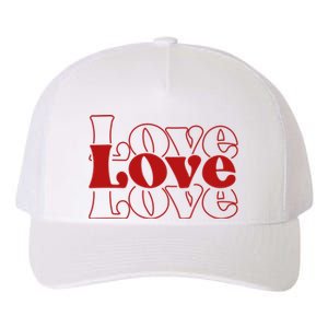 Love Retro Cute Gift Yupoong Adult 5-Panel Trucker Hat