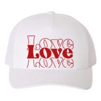 Love Retro Cute Gift Yupoong Adult 5-Panel Trucker Hat