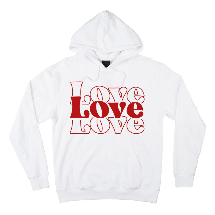 Love Retro Cute Gift Hoodie