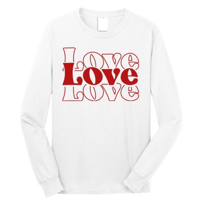 Love Retro Cute Gift Long Sleeve Shirt