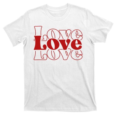 Love Retro Cute Gift T-Shirt