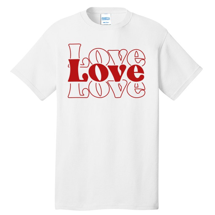 Love Retro Cute Gift Tall T-Shirt