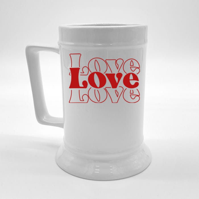 Love Retro Cute Gift Beer Stein