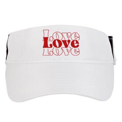 Love Retro Cute Gift Adult Drive Performance Visor