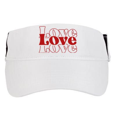 Love Retro Cute Gift Adult Drive Performance Visor