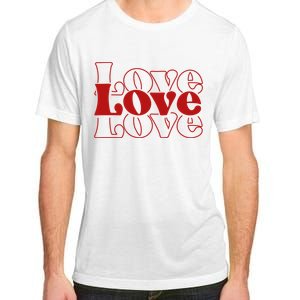 Love Retro Cute Gift Adult ChromaSoft Performance T-Shirt