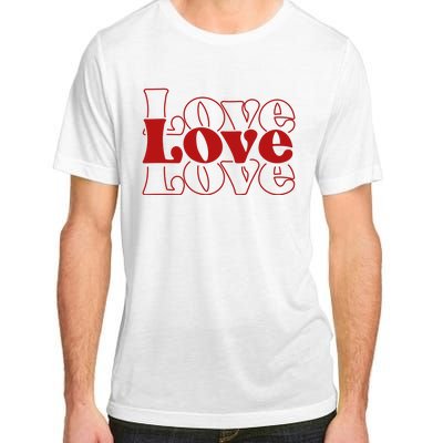 Love Retro Cute Gift Adult ChromaSoft Performance T-Shirt