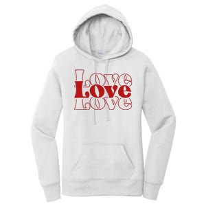 Love Retro Cute Gift Women's Pullover Hoodie