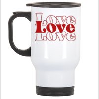 Love Retro Cute Gift Stainless Steel Travel Mug