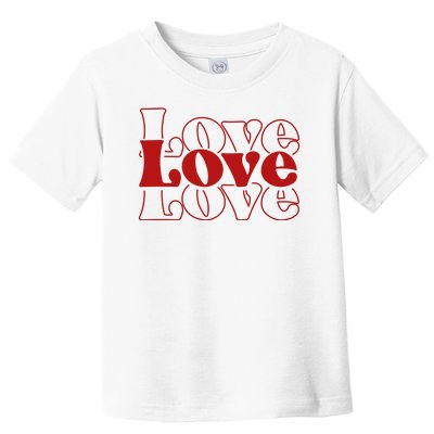 Love Retro Cute Gift Toddler T-Shirt