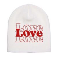 Love Retro Cute Gift Short Acrylic Beanie