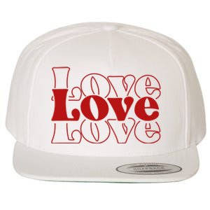 Love Retro Cute Gift Wool Snapback Cap