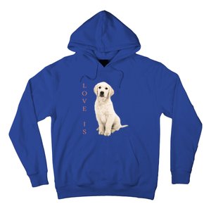 Labrador Retriever Cool Gift White Lab Dog Mom Gift Hoodie