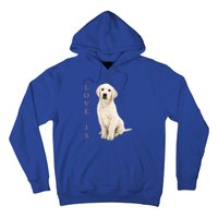 Labrador Retriever Cool Gift White Lab Dog Mom Gift Hoodie