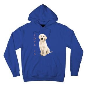 Labrador Retriever Cool Gift White Lab Dog Mom Gift Tall Hoodie