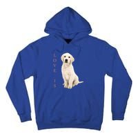 Labrador Retriever Cool Gift White Lab Dog Mom Gift Tall Hoodie