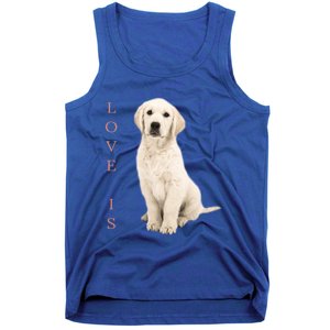 Labrador Retriever Cool Gift White Lab Dog Mom Gift Tank Top