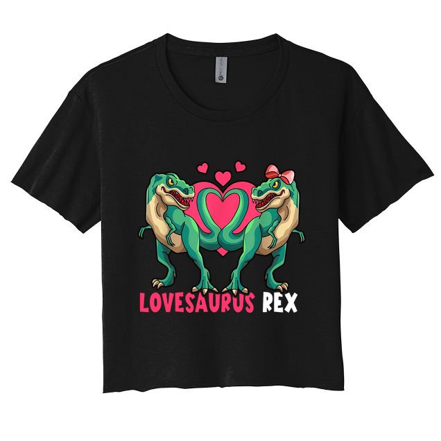 Lovesaurus Rex Cute Gift Crop Top