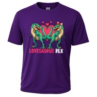 Lovesaurus Rex Cute Gift Cooling Performance Crew T-Shirt