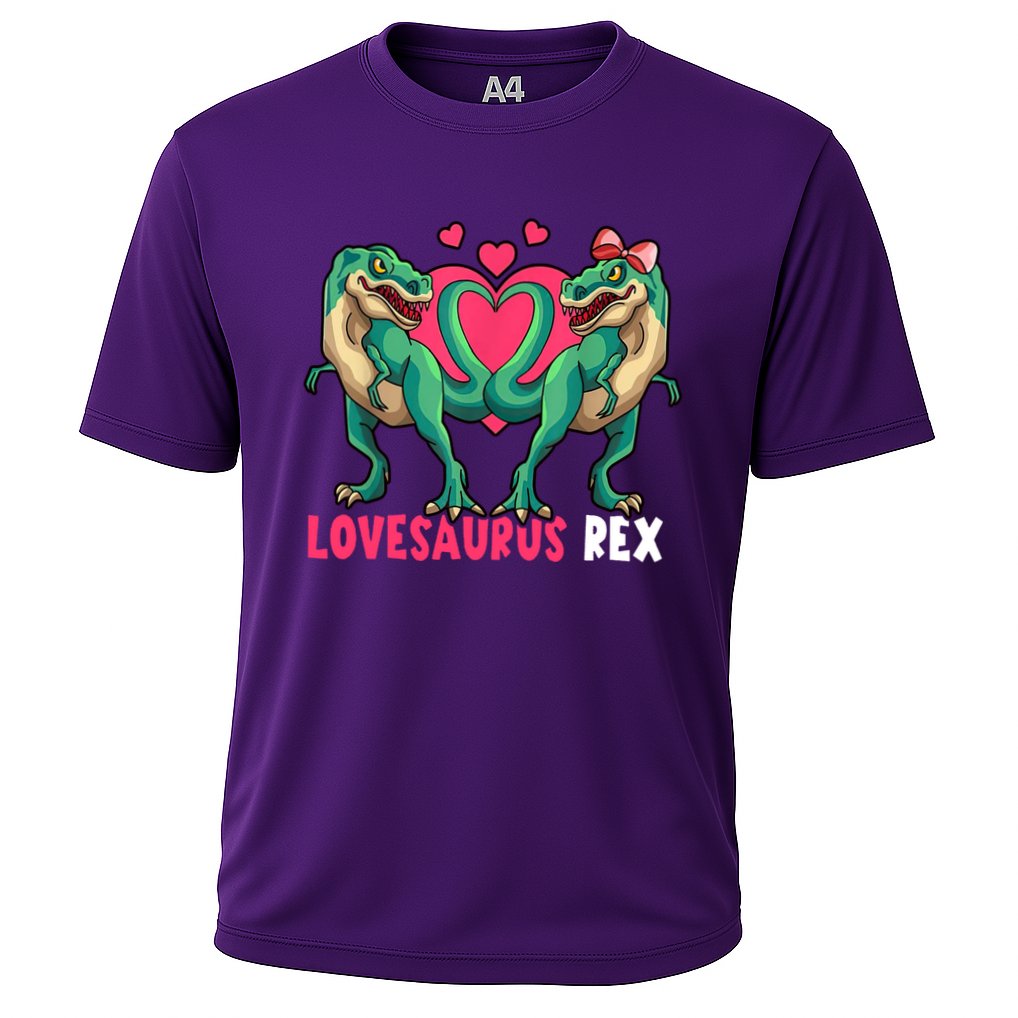 Lovesaurus Rex Cute Gift Cooling Performance Crew T-Shirt