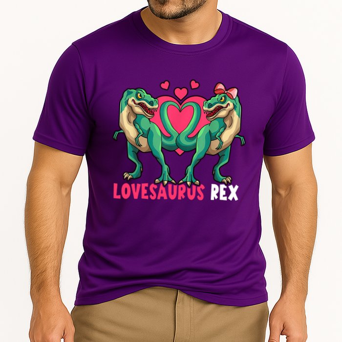 Lovesaurus Rex Cute Gift Cooling Performance Crew T-Shirt