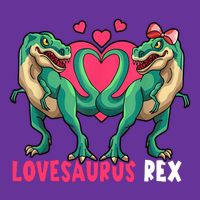 Lovesaurus Rex Cute Gift Cooling Performance Crew T-Shirt