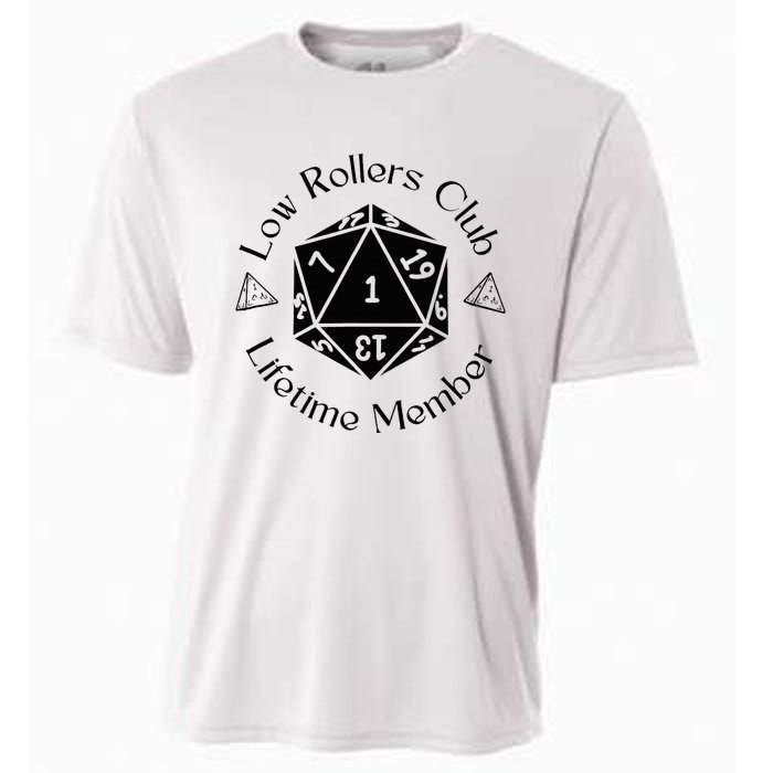 Low Rollers Club Design Cooling Performance Crew T-Shirt